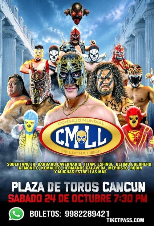 LUCHA LIBRE CMLL INVADE CANCÚN