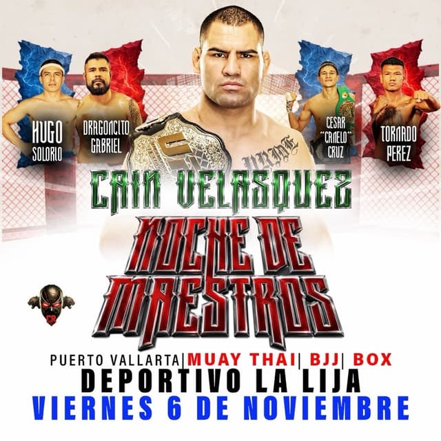 CAÍN VELASQUEZ NOCHE DE MAESTROS